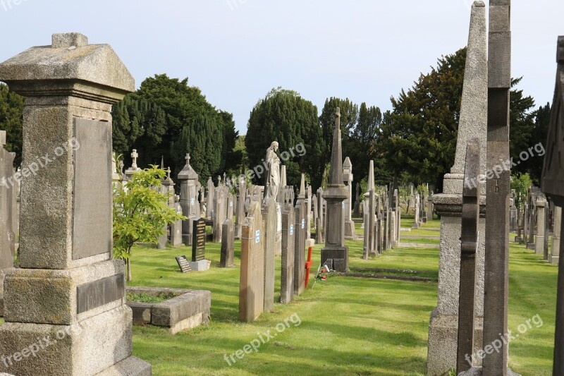 Glasnevin Dublin Ireland Cemetery Tombstone