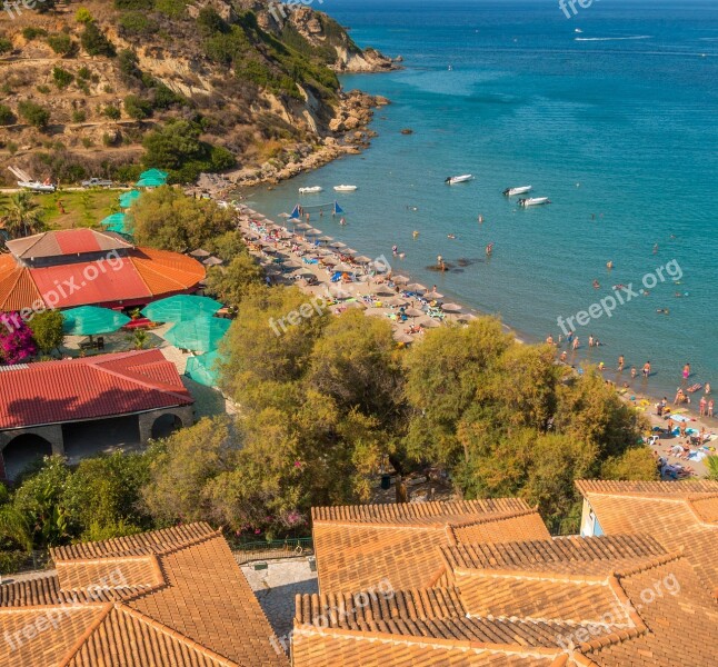 Zakynthos Greece Beach Sea Holiday