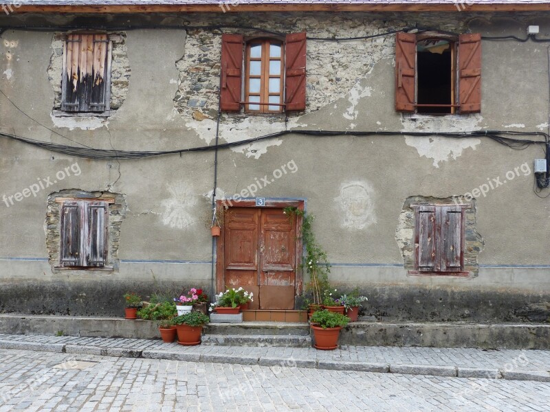 Typical House Val D'aran Franco Facade Popular Architecture