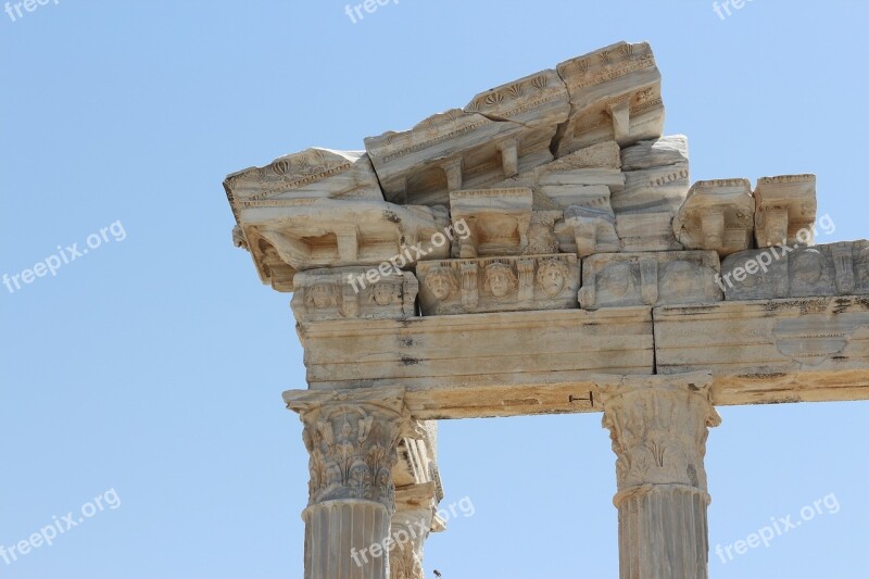 Side Apollon Temple Free Photos