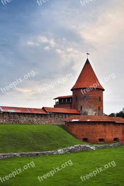 Castle Medieval Tower Kaunas Castle Lithuania