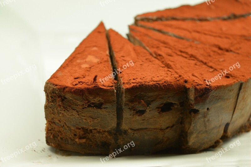 Cake Chocolate Pie Sweet Pastry