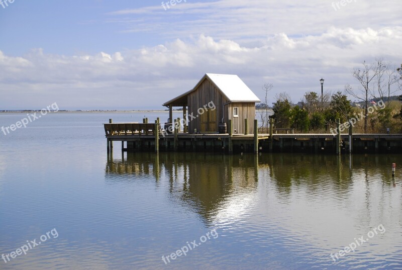 Boathouse Manteo Roanoke Island Free Photos