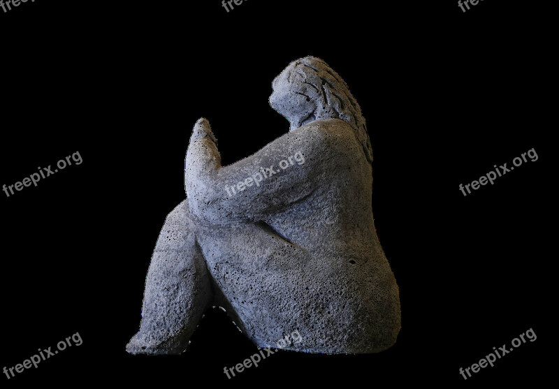 Statue Art Woman Stone Figure Sculpture