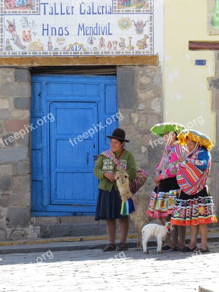 Peru Animals Costume Peruvian Free Photos