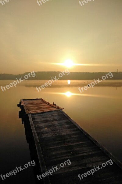 Lake Pond September Morning Peace Of Mind