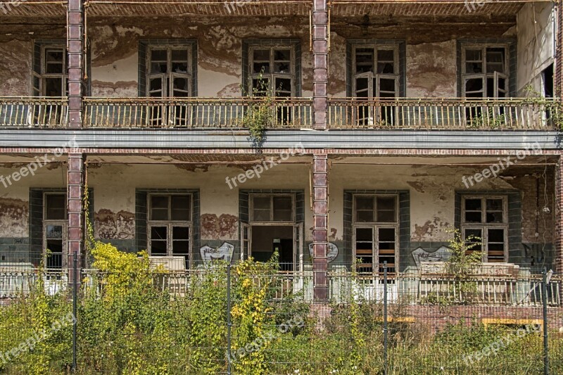 Lost Places Beelitz Hospital Clinic Lung Healing Institution