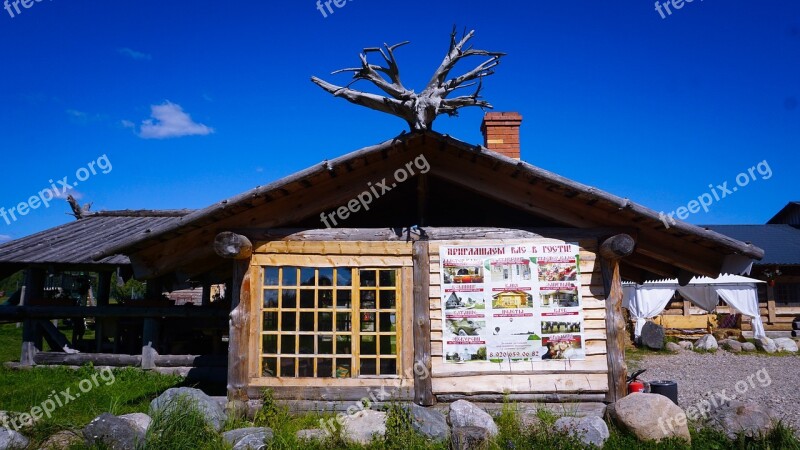 Cabin Wooden House Wood Home