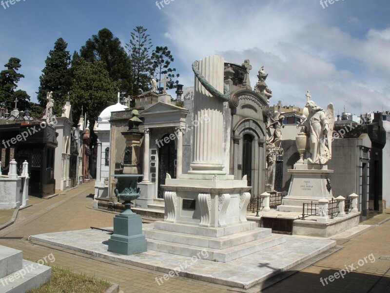 Buenos Aires The Recoleta Cemetery Mausoleum Tomb Monument