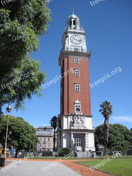 Buenos Aires Neighborhood Of The Retreat Torre Monumental Torre De Los Ingleses Monument