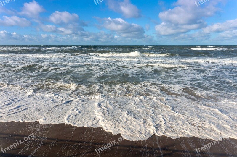 Background Baltic Bay Beach Beautiful