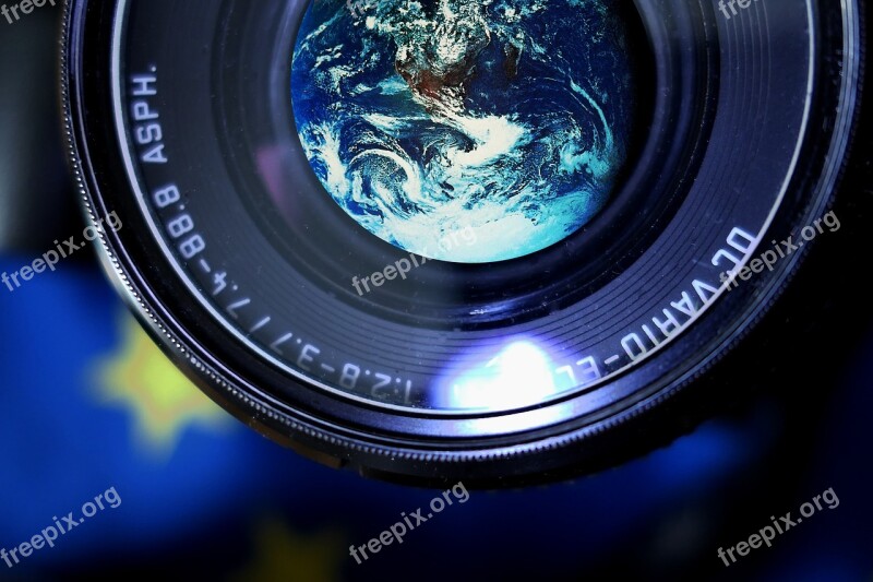 Camera Earth Photograph Lens Globe