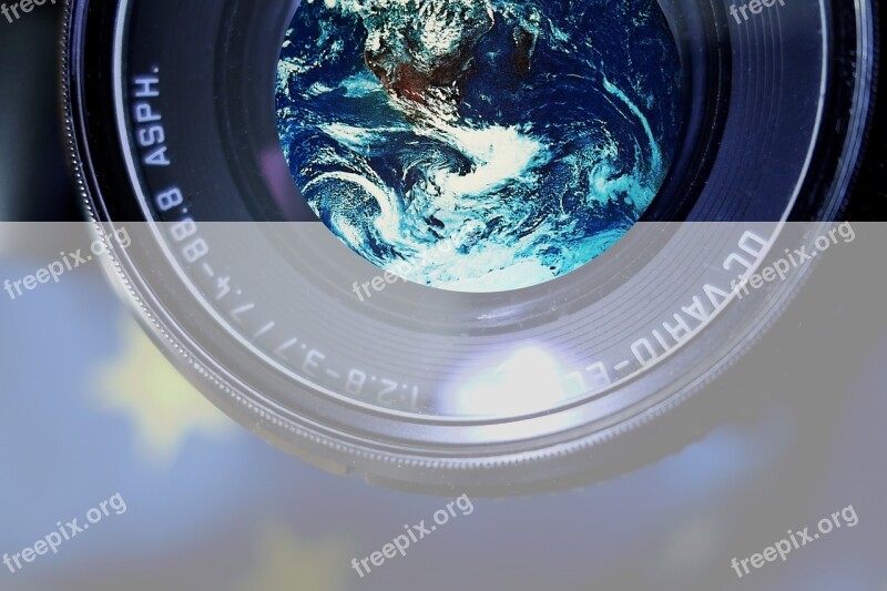 Camera Earth Photograph Lens Globe