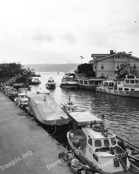 Istanbul Bosphorus Anadoluhisarı Clouds Turkey