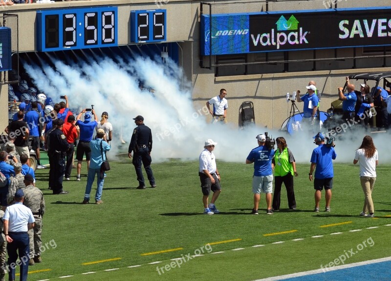 Football Usafa Team Tunnel Sport