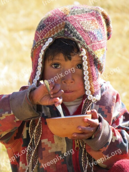 Peru Boy Costume Peruvians Free Photos