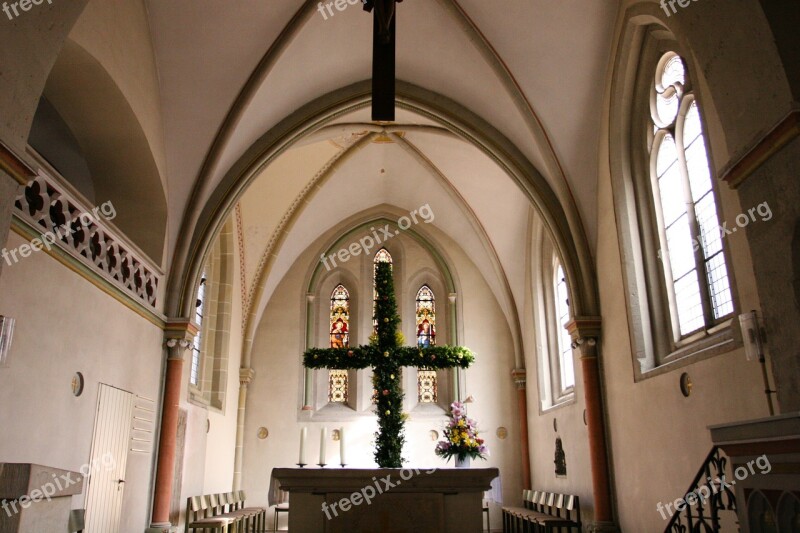 Church Cross Christian Religion Symbol