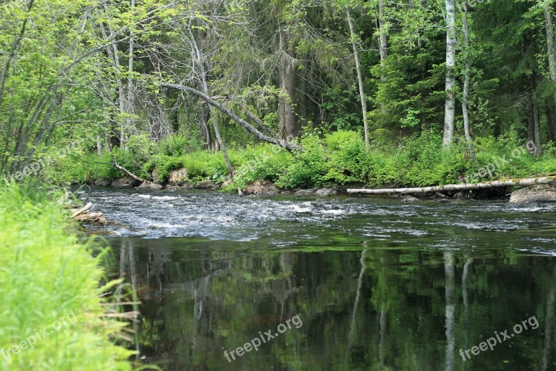 A Water Sweden Fors Mirroring