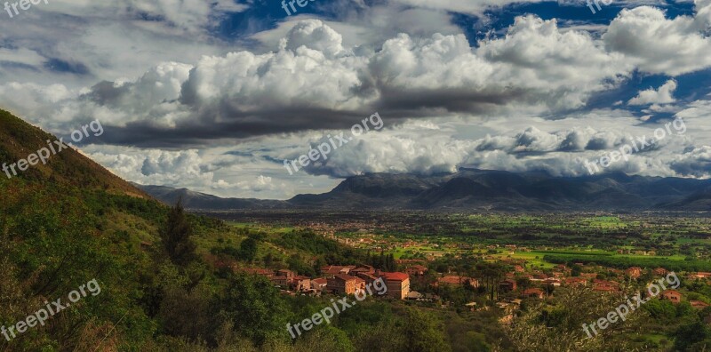 Landscape Nature Castrocielo Lazio May