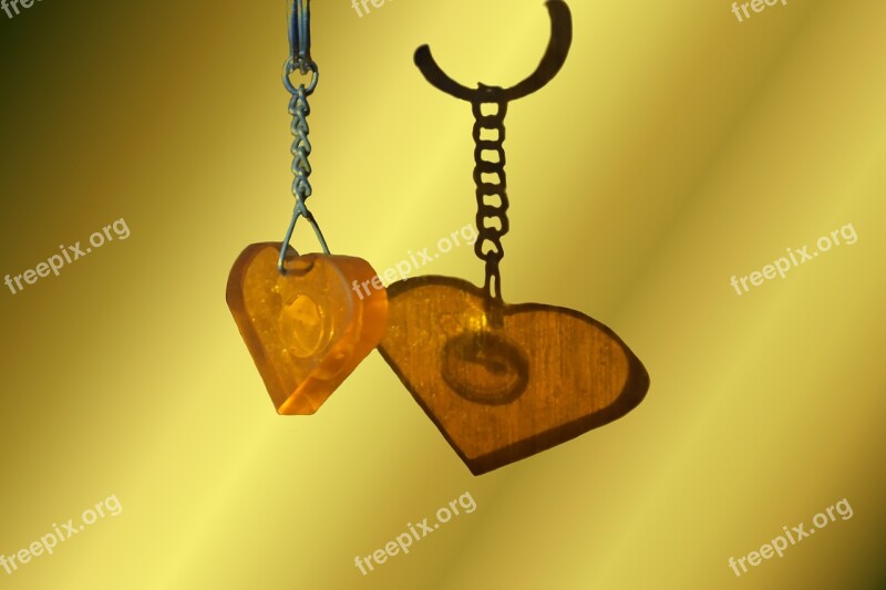 Keychain Shadow Heart-shaped Heart Free Photos