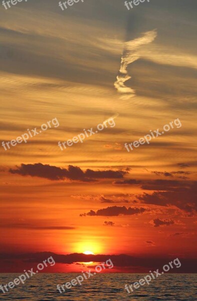 Rovinj Sunset Croatia Istria Water