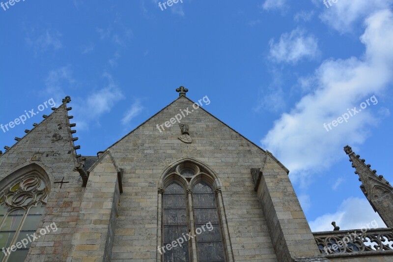 Cathedral Lamballe Religious Monuments Stones Architecture Church