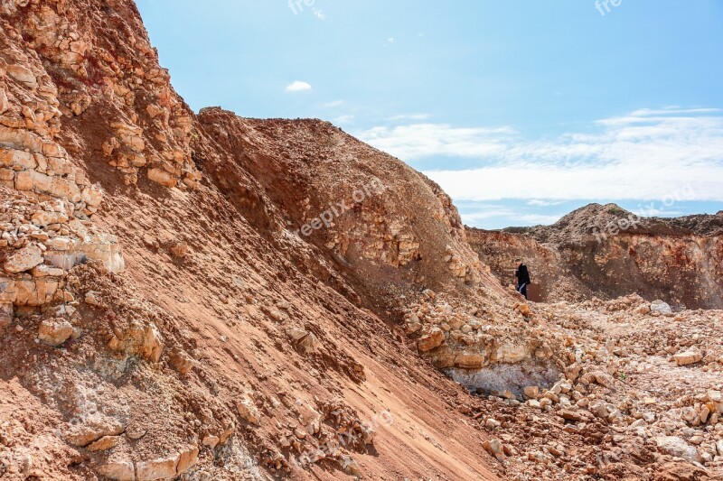 Limestone Quarry Extraction Excavations Breed