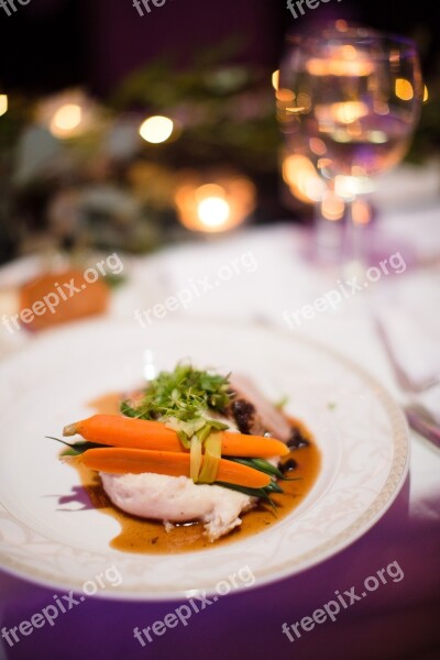 Fine Dining Table Setting Dinner Free Photos