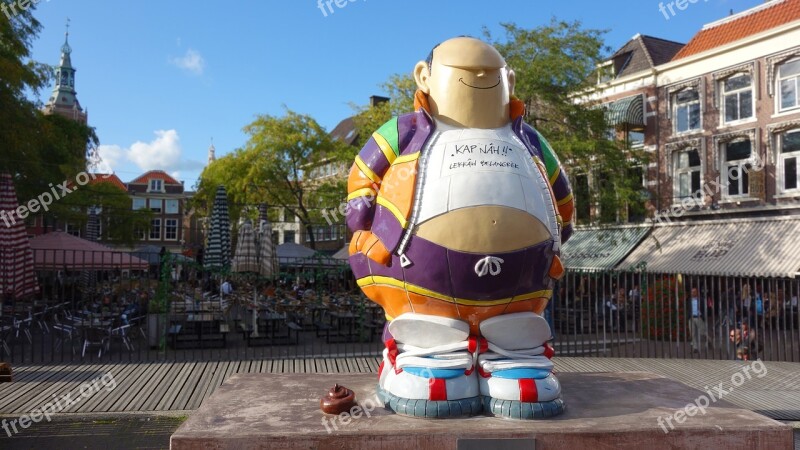 Statue Cartoon Character Haagse Harrie The Hague S Gravenhage