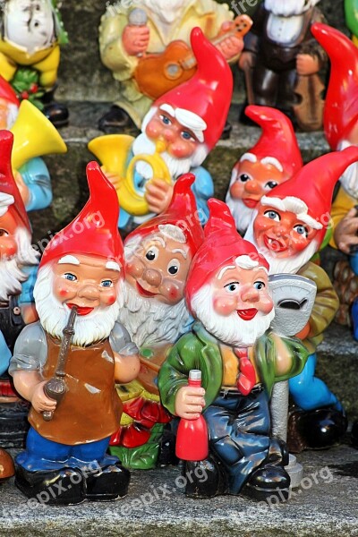 Garden Gnomes Dwarfs Funny Garden Decoration