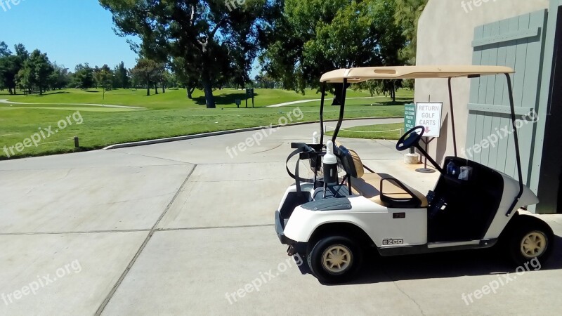 Golf Golf Cart Club Golfer Golfing