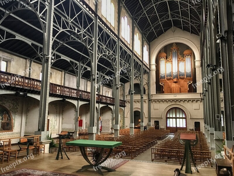 Church Steel Paris Notre-dame-du-travail 14