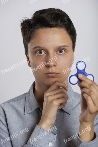 Fidget Spinner Holding Spinner Fidget Craze