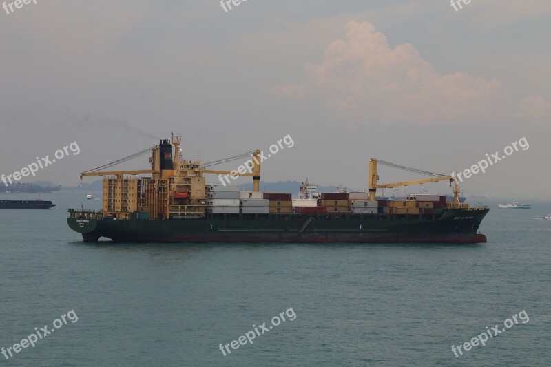 Ship Carrier Freight Transportation Free Photos