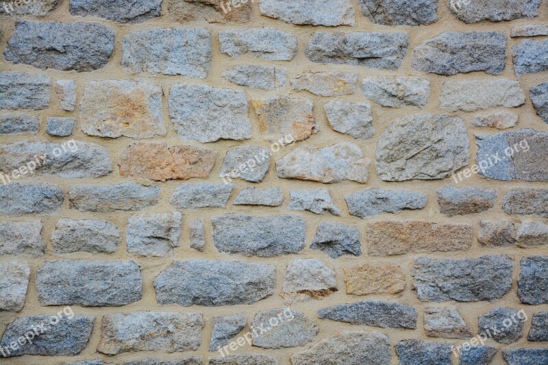 Stones Wall Wall Stone Architecture France