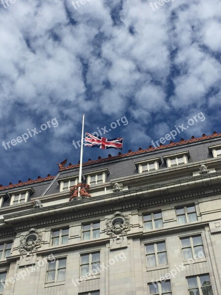 British Flag London Uk Britain