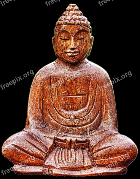 Buddha Figure Ceramic Sitting Deco