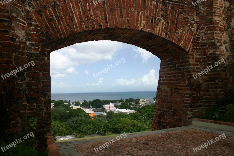 Doorway Fort Puerto Rico Vieques