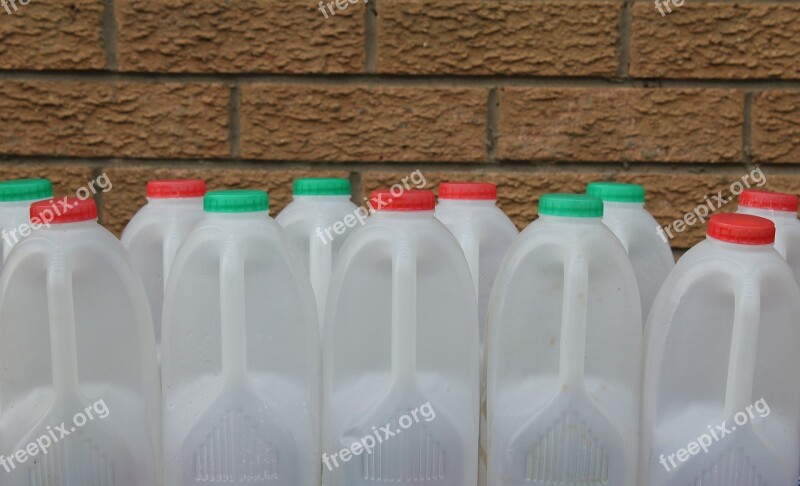 Plastic Container Bottle Milk Liquid