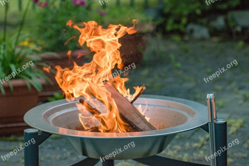 Fire Grill Garden Grill Burn Heiss