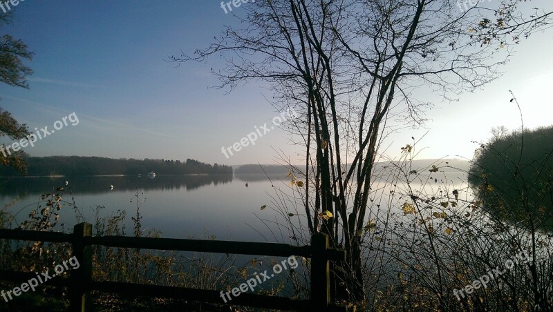 Winter Lake Good View Rest Wide