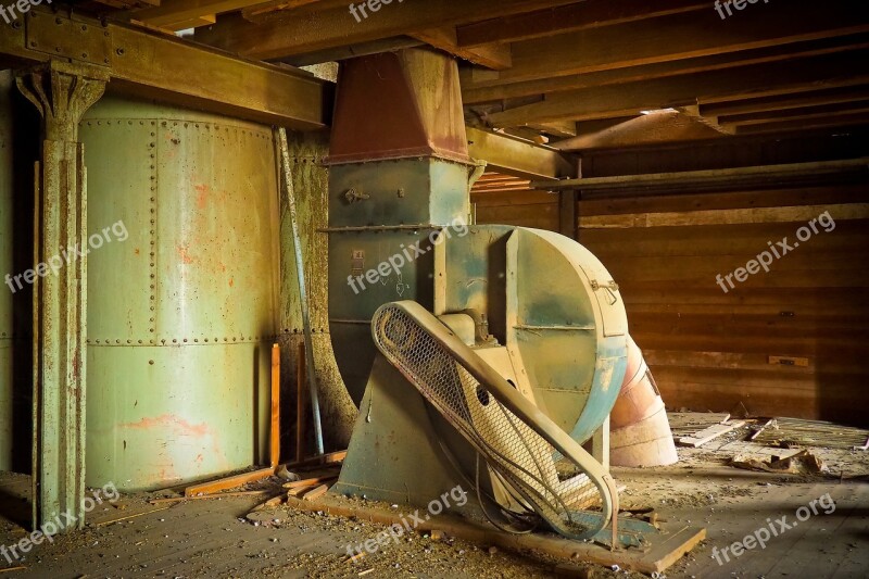 Lost Places Warehouse Stock Abandoned Machine