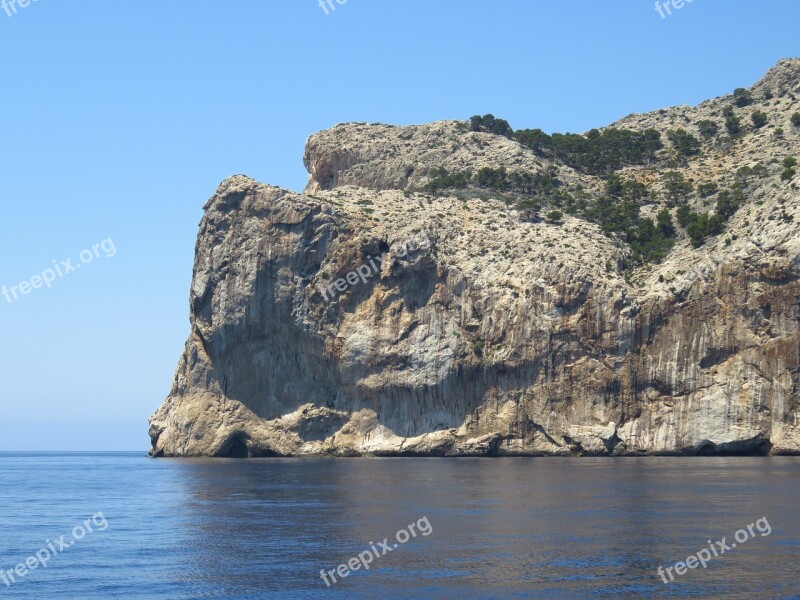 Coast Steilkueste Rock Mallorca Rocky Coast