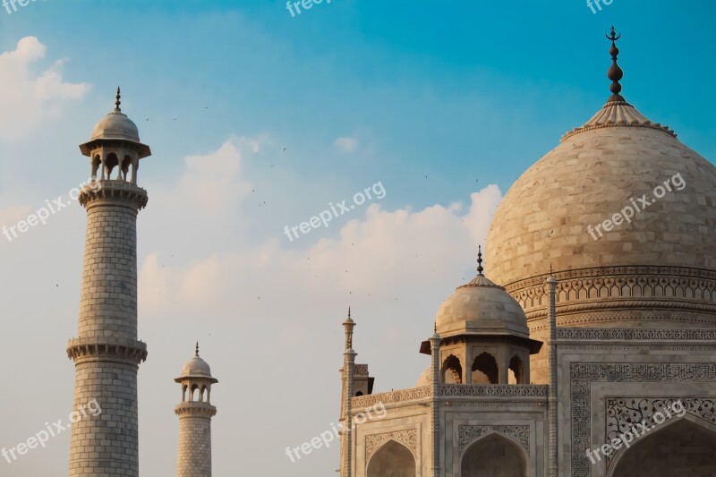 Tajmahal Dome Indian Agra Taj