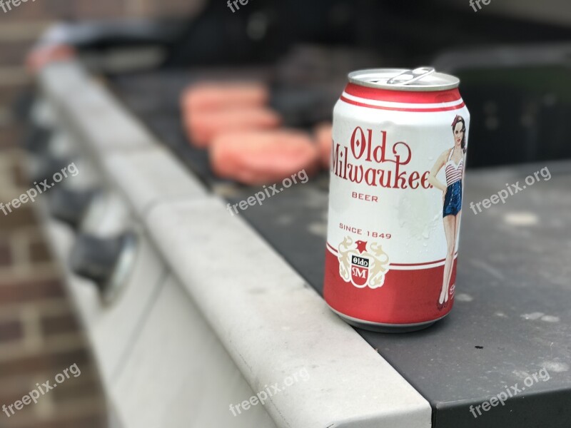 Beer Burgers Grill Alcohol Hamburger