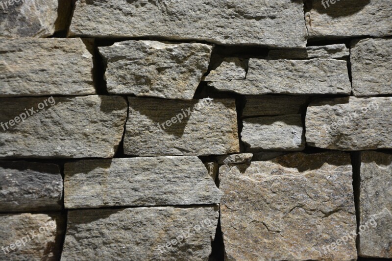 Stacked Stone Wall Stones Pretty Stones Forms Format