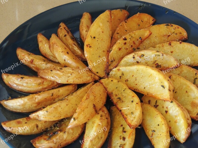 Potatoes De Luxe Spices Oil Free Photos