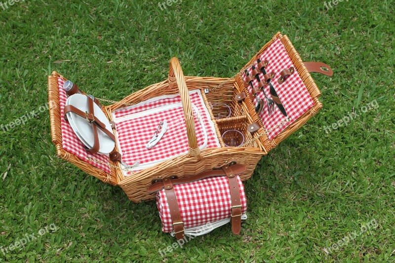 Nature Picnic Basket Free Photos