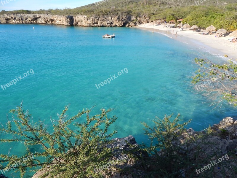 Beach Curacao Nature Kenepa Curacao