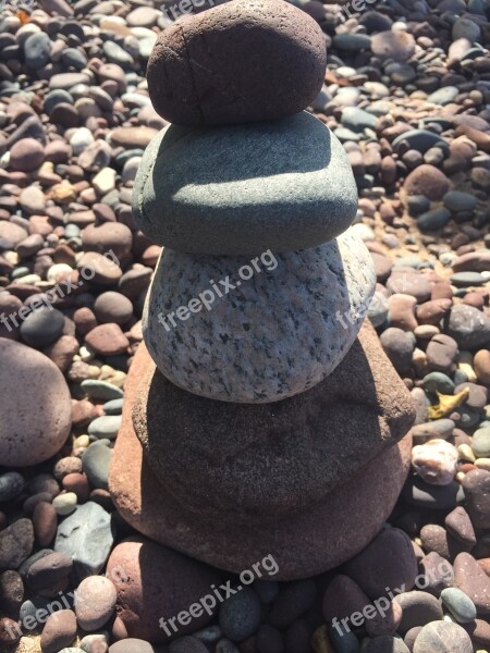 Beach Rock Stone Nature Sea